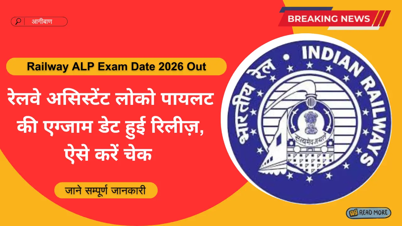 Railway ALP Exam Date 2026 Out